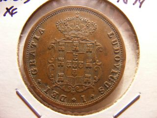 Portugal 1874 5 Reis,  Km 513,  Xf