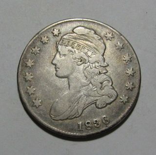 1836 Capped Bust Half Dollar - Very To Extra Fine - 188su