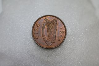 Ireland Half Penny 1943 A71 627