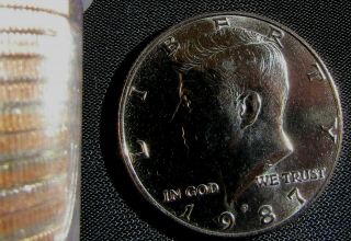1987 - P 50c Kennedy Half Dollar Bu