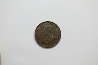 Hong Kong 1 Cent 1925 Much Better On Hand B11 Z1084
