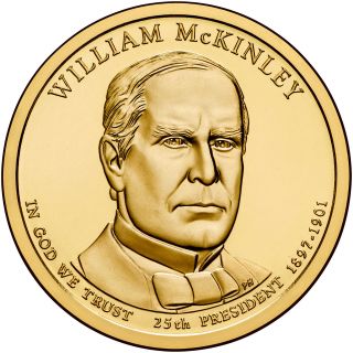 2013 P $1 William Mckinley - 25th U.  S.  President - Bu