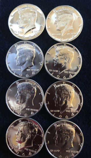 1964 P Kennedy Half Dollar Proof Gem 90 Silver.  Immaculate
