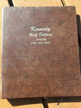 Kennedy Half Dollar Set 1964 - 1974 Including Silver And Album