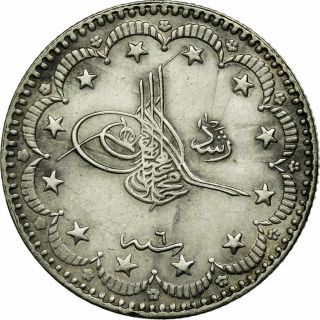 [ 682617] Coin,  Turkey,  Muhammad V,  5 Kurush,  1914/ah1327/6,  Qustantiniyah