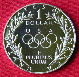 1988 Seoul Olympics proof silver commemorative - box & 5