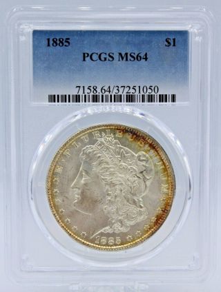1885 - P Morgan Dollar Pcgs Ms64