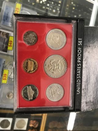1980 S US Proof Coin Set Toned 2