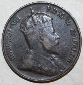 British Hong Kong 1 Cent Coin 1905 H - Km 11 - King Edward Vii Hk Uk One China