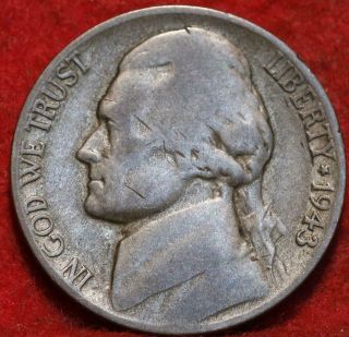 1943/2 Philadelphia Silver Jefferson Nickel