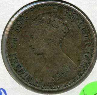 1859 Great Britain Florin.  9250 Silver Coin.  3363 Asw Jg238