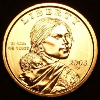 2003 P $1 Sacagawea Native American - Bu