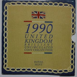 1990 Great Britain / Northern Ireland Uk - Official British Unc Set (8)