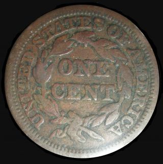 1845 Large Cent - Coin Shown Will Be The One Shipped