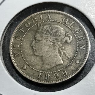 1899 Jamaica One Half Penny Coin