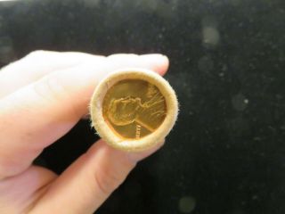 Roll Of 1958 D Lincoln Wheat Pennies Unc A074
