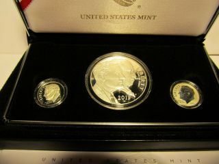 2015 US March of Dimes Special Silver 3 Coin Set Dollar Reverse Proof Dime 3