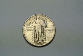 1929 Standing Liberty Quarter,  25 Cent,  Almost Uncirculated - C6842