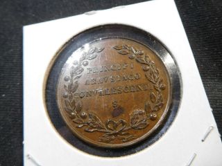 U151 Belgium 1835 Recovery of William I Prince of Nassau Medal 2