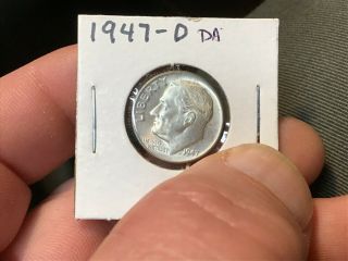 1947 - D Us Roosevelt Dimes,  1 Coin,  Silver