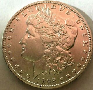 1892 S Morgan Silver Dollar 1$