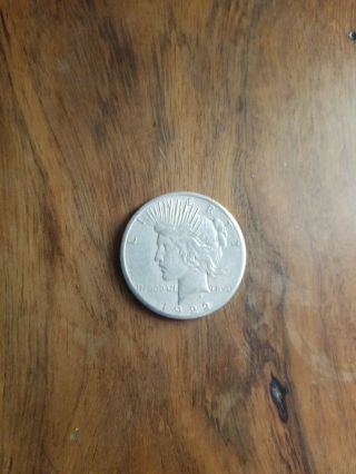 1922 Silver Liberty Peace Dollar $1 U.  S.  Coins
