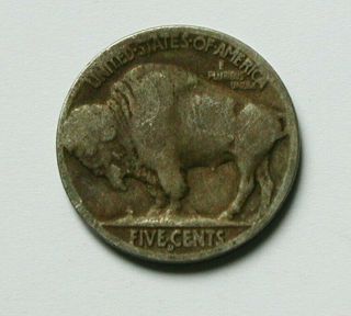 (worn Date D) Denver Usa Buffalo Nickel Coin - Five Cents (5¢) - Indian Head