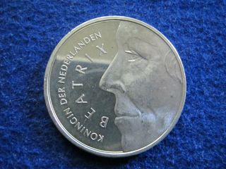 1991 Netherlands Silver 50 Gulden Commem - Hazy P/L AU/BU - U S 2