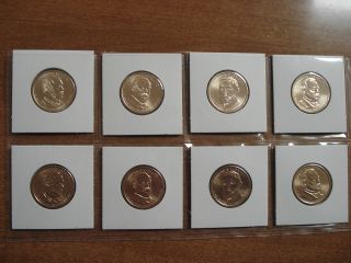 Complete Set P&ds 2012 Presidents 8coin Set.