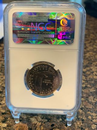2000 - D $1 Millennium Set Sacagawea Dollar NGC MS 67PL Burnished Coin 2