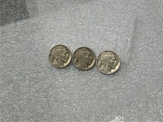 1929 1935 S 1929s 1935s 1934d 1934 D Indian Head Buffalo Nickel Five Cent 3 Coin