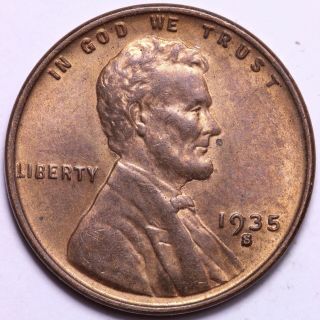 1935 - S Lincoln Wheat Cent Penny R2am2