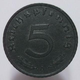 5 Reichspfennig 1947 A (germany - Allied Occupation) Post Ww Ii Coinage