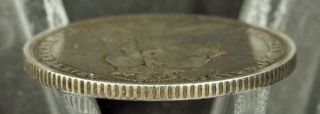 1889,  Great Britain,  Queen Victoria.  Silver Shilling Coin.  VF 3