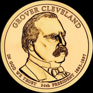 2012 P Grover Cleveland 2nd Term Presidential Dollar " Uncirculated " Us Coin Bu