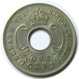 Elf East Africa And Uganda 1 Cent 1910 Edward Vii