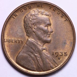 1935 - S Lincoln Wheat Cent Penny R2km2