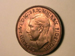 1950 GREAT BRITAIN 1/2 Penny Choice BU Half Pence British UK King George VI Coin 2