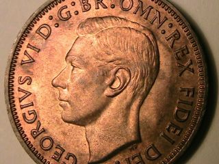 1950 GREAT BRITAIN 1/2 Penny Choice BU Half Pence British UK King George VI Coin 4