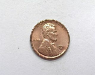 1931 - D Lincoln Wheat Cent Gem,  Uncirculated Red