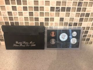 United States Silver Proof Set 1996 No Cos Fast 90 Silver