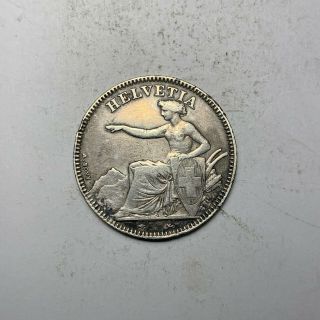 1850 A,  Switzerland 2 Francs