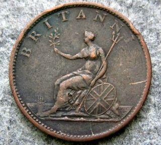 Great Britain George Iii 1806 Half 1/2 Penny