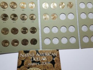 He Harris 22 Coin Set 2009 - 2019 P&d Sacagawea Native American Dollars Bu Unc