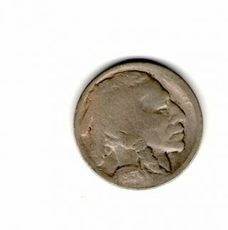 1913 - D Type 2 Buffalo Nickel - Fully Restored Date And Mintmark