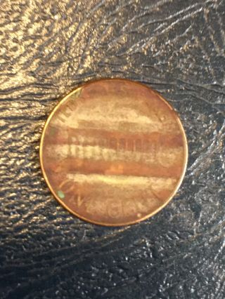 1972 D Lincoln Memorial Cent With Error On Reverse.  Check It Out