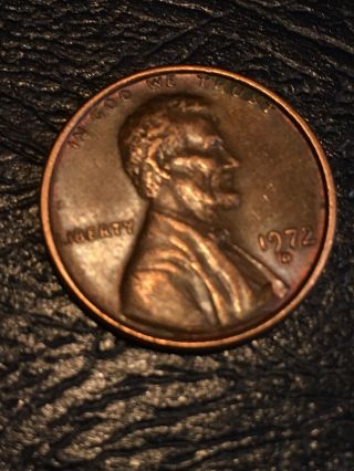 1972 D Lincoln Memorial Cent With Error On Reverse.  Check It Out 2