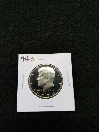 1974 - S US PROOF KENNEDY HALF DOLLAR FROM US PROOF SET 3