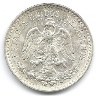 Mexico Silver 1942 50 Centavos Coin Km 447 In Uncirculated Unc Only 800k Minted