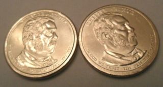 2012 P & D Chester A.  Arthur Presidential Dollar Set (2 Coins)